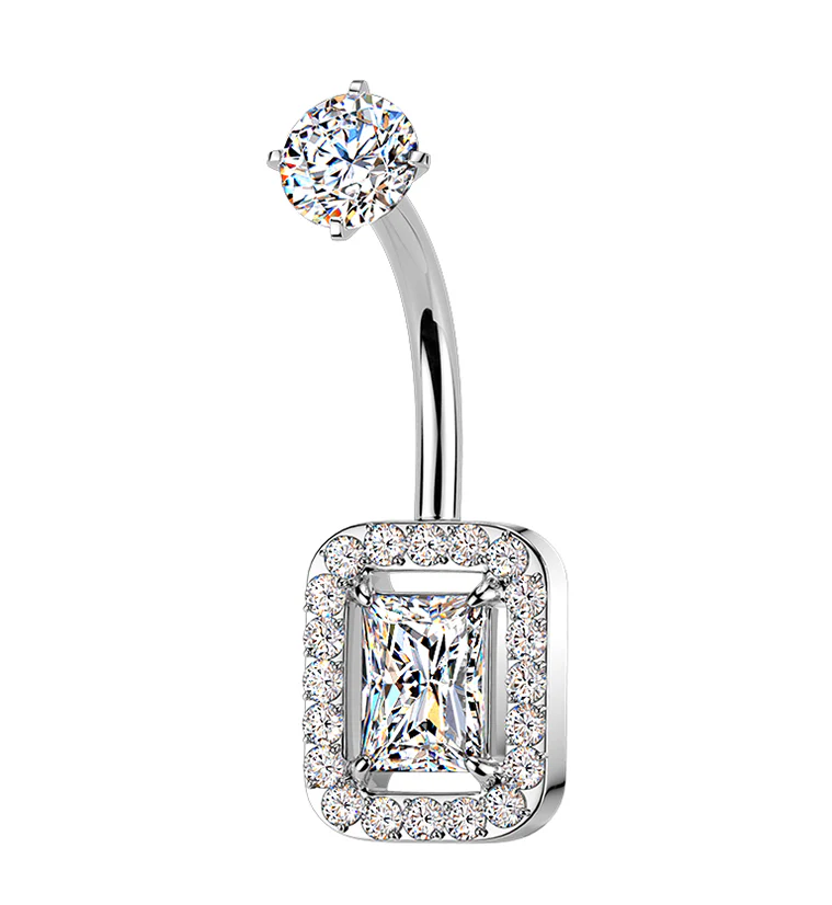 Diamond Belly Button Rings